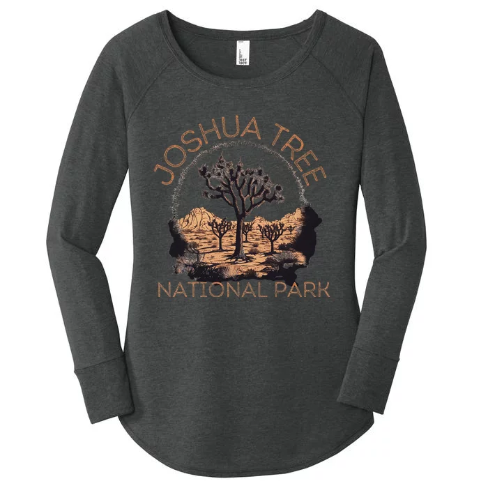 Joshua Tree National Park Landscape Joshua Tree Women's Perfect Tri Tunic Long Sleeve Shirt