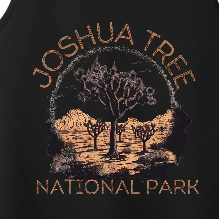 Joshua Tree National Park Landscape Joshua Tree Performance Tank