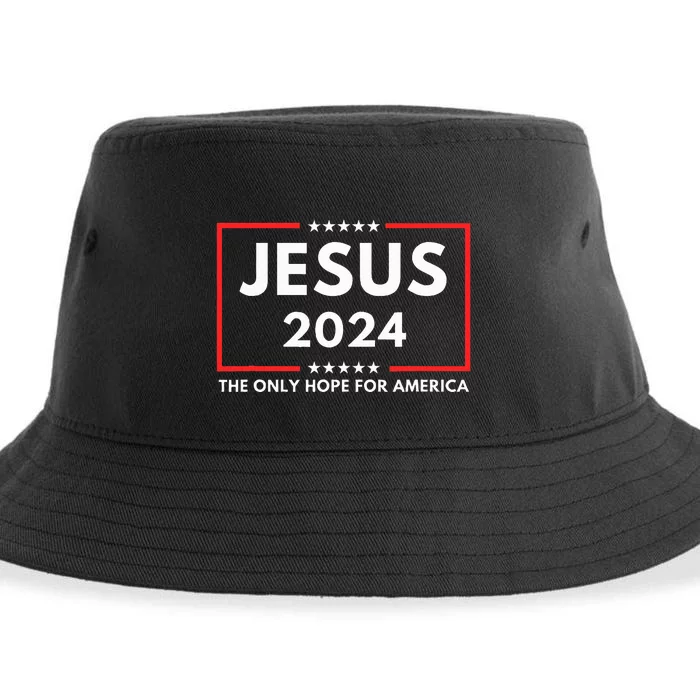 Jesus The Only Hope For America 2024 Sustainable Bucket Hat