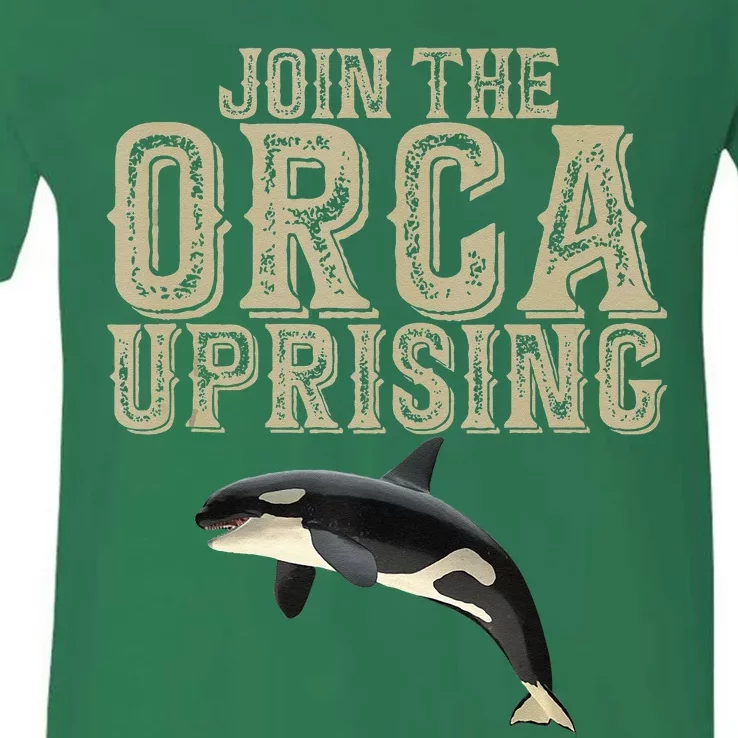 Join The Orca Uprising V-Neck T-Shirt