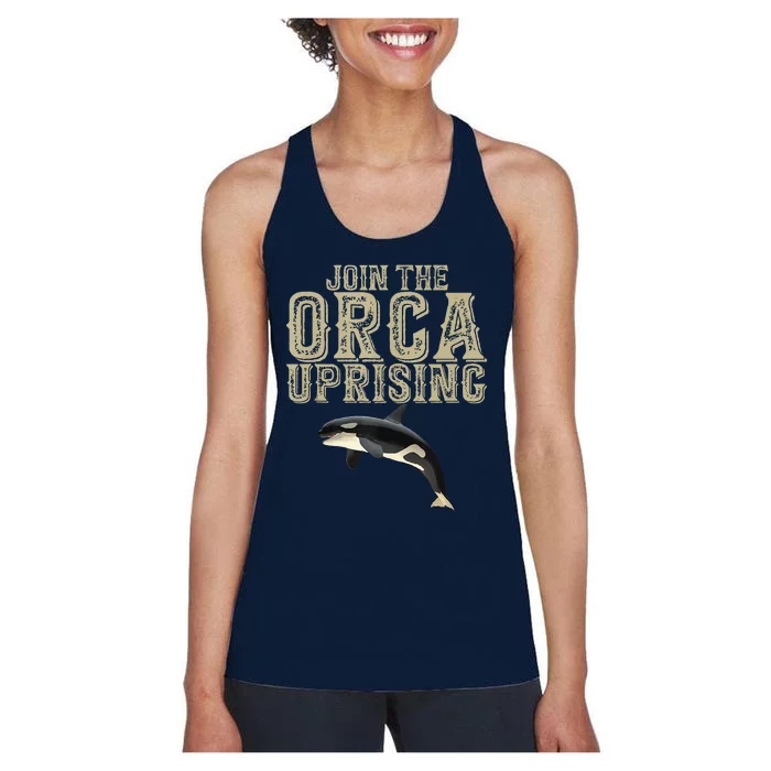 Join The Orca Uprising Women's Racerback Tank