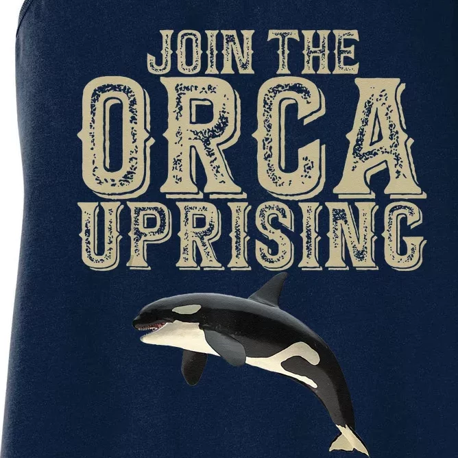 Join The Orca Uprising Women's Racerback Tank