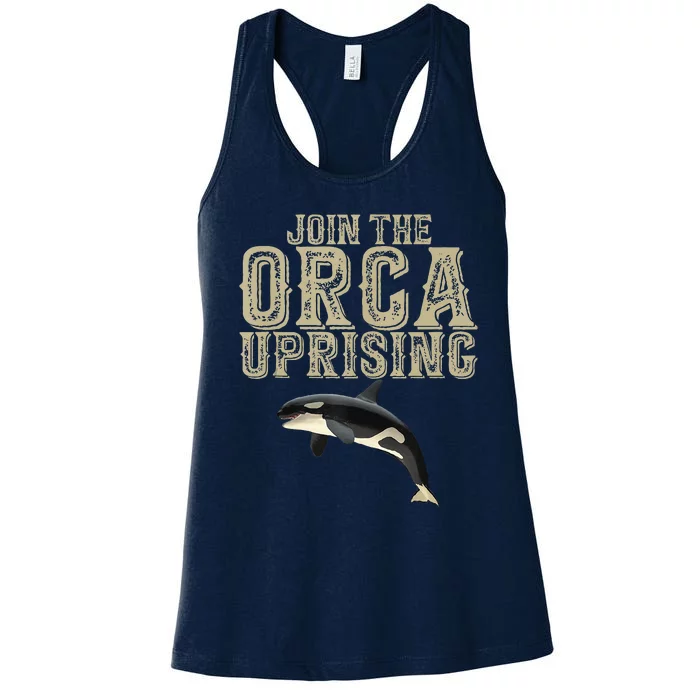 Join The Orca Uprising Women's Racerback Tank