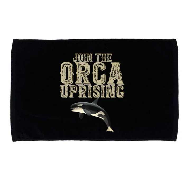 Join The Orca Uprising Microfiber Hand Towel