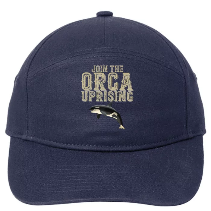 Join The Orca Uprising 7-Panel Snapback Hat