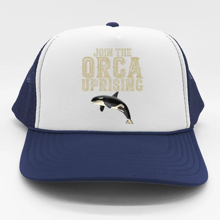 Join The Orca Uprising Trucker Hat