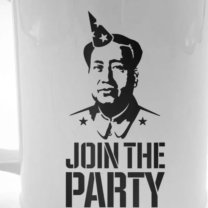 Join The Party Mao Zedong Funny China Communist Chinese Puns Front & Back Beer Stein