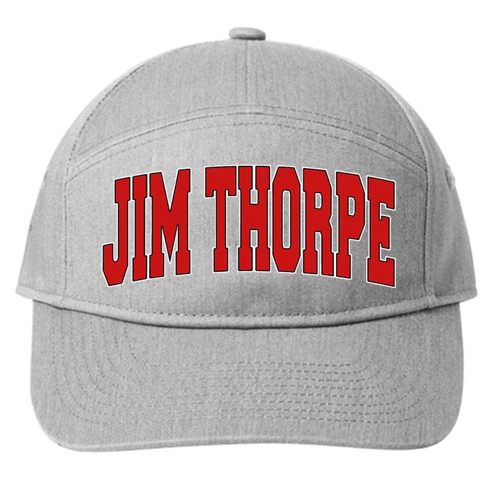 Jim Thorpe Pa Pennsylvania Varsity Style Usa 7-Panel Snapback Hat