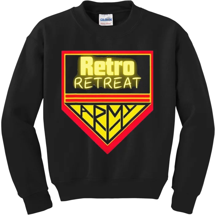 Join The Retro Retreat Army Kids Sweatshirt