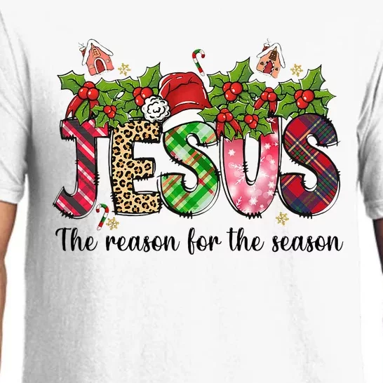 Jesus The Reason For The Season Christian Christmas God Pajama Set