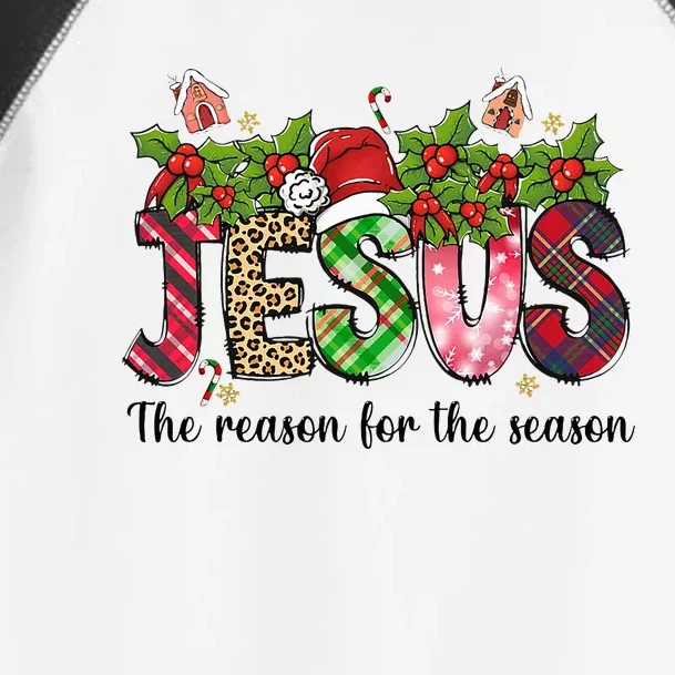 Jesus The Reason For The Season Christian Christmas God Toddler Fine Jersey T-Shirt