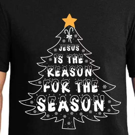 Jesus The Reason For Season Christian Religion Christmas Cool Gift Pajama Set