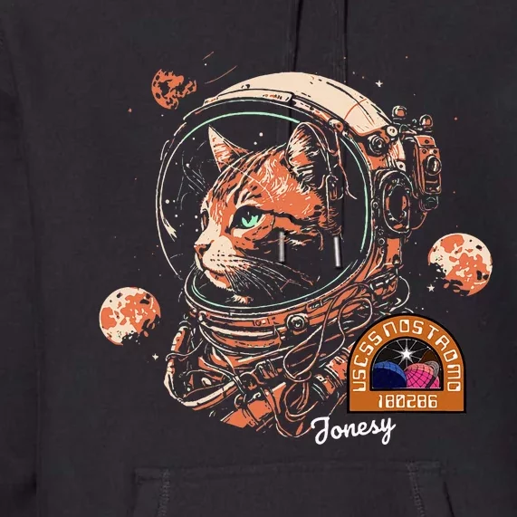 Jonesy The Space Cat Premium Hoodie