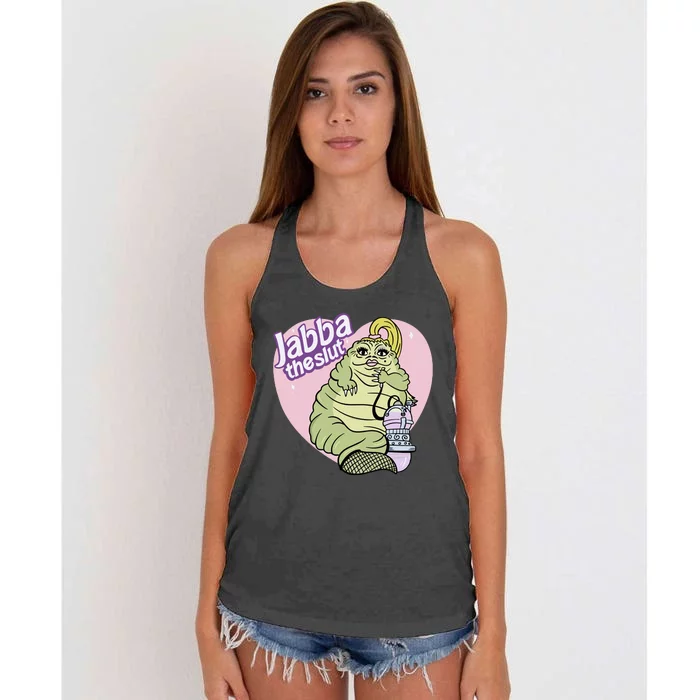 Jabba The Slut Women's Knotted Racerback Tank