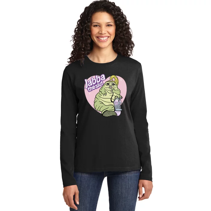 Jabba The Slut Ladies Long Sleeve Shirt