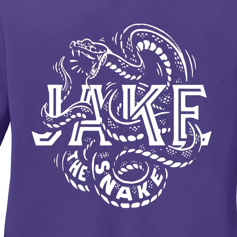 Jake The Snake Ladies Long Sleeve Shirt