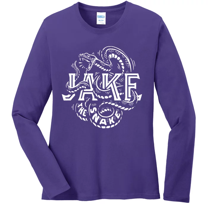 Jake The Snake Ladies Long Sleeve Shirt