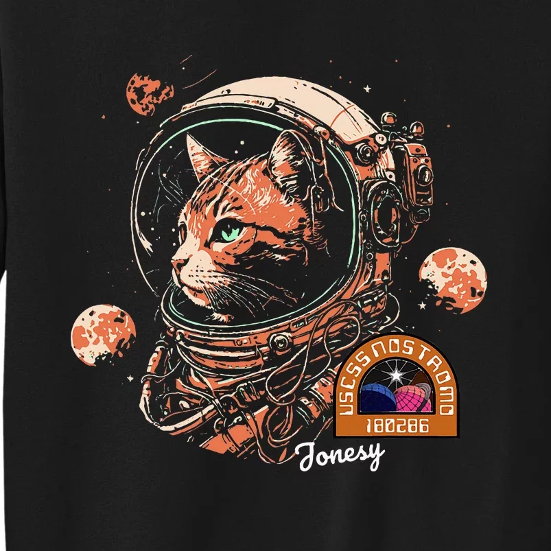 Jonesy The Space Cat Tall Sweatshirt