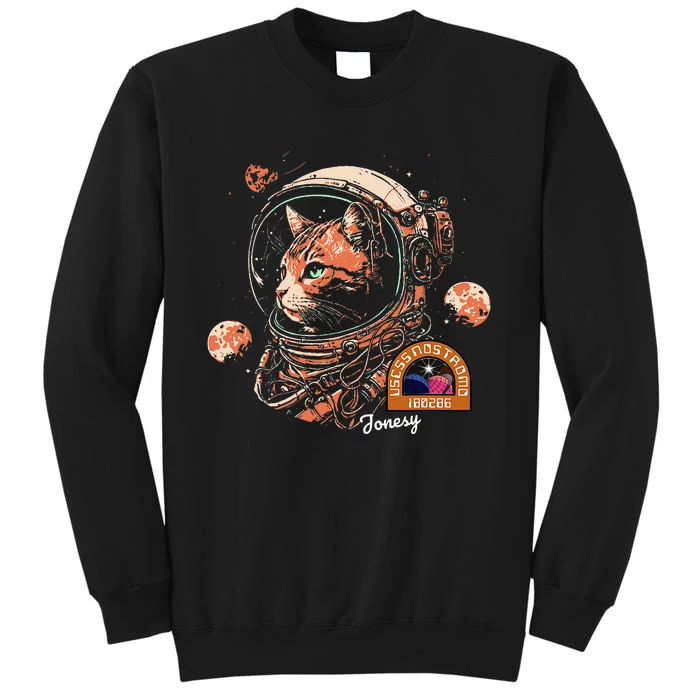 Jonesy The Space Cat Tall Sweatshirt