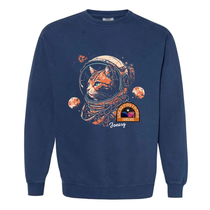 Jonesy The Space Cat Garment-Dyed Sweatshirt