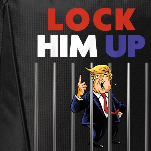 Jail Trump Shirt Lock Him Up Anti Trump City Backpack