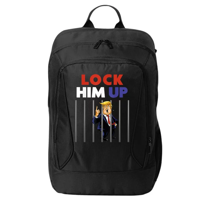 Jail Trump Shirt Lock Him Up Anti Trump City Backpack