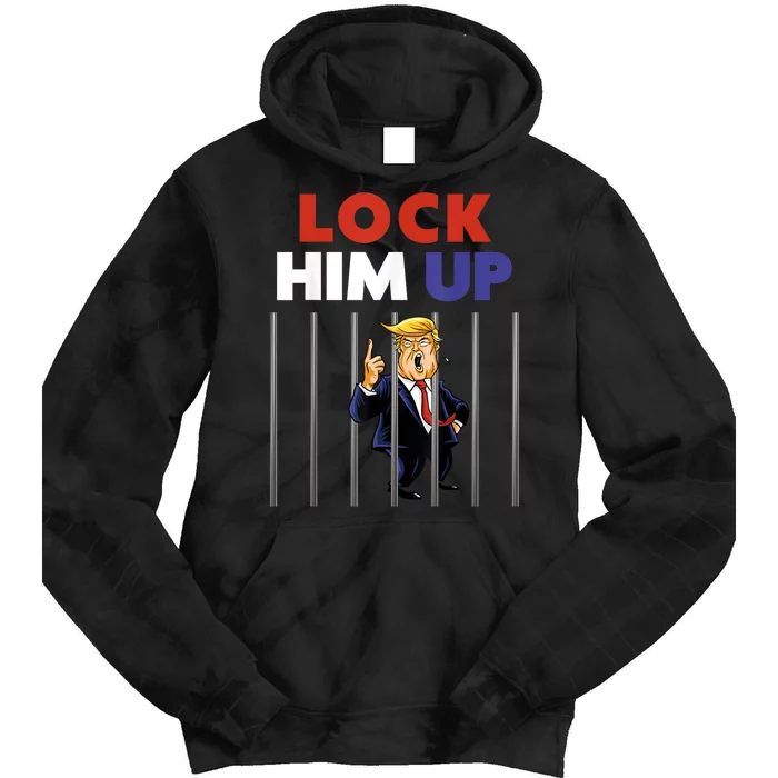 Jail Trump Shirt Lock Him Up Anti Trump Tie Dye Hoodie