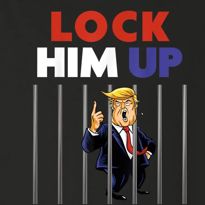 Jail Trump Shirt Lock Him Up Anti Trump Toddler Long Sleeve Shirt