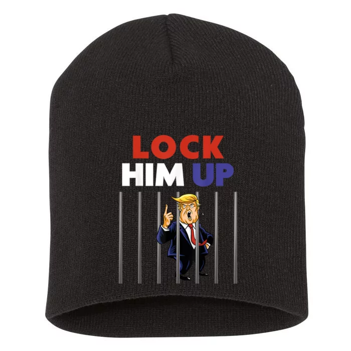 Jail Trump Shirt Lock Him Up Anti Trump Short Acrylic Beanie