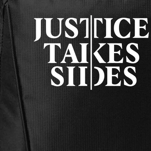 Justice Takes Sides City Backpack