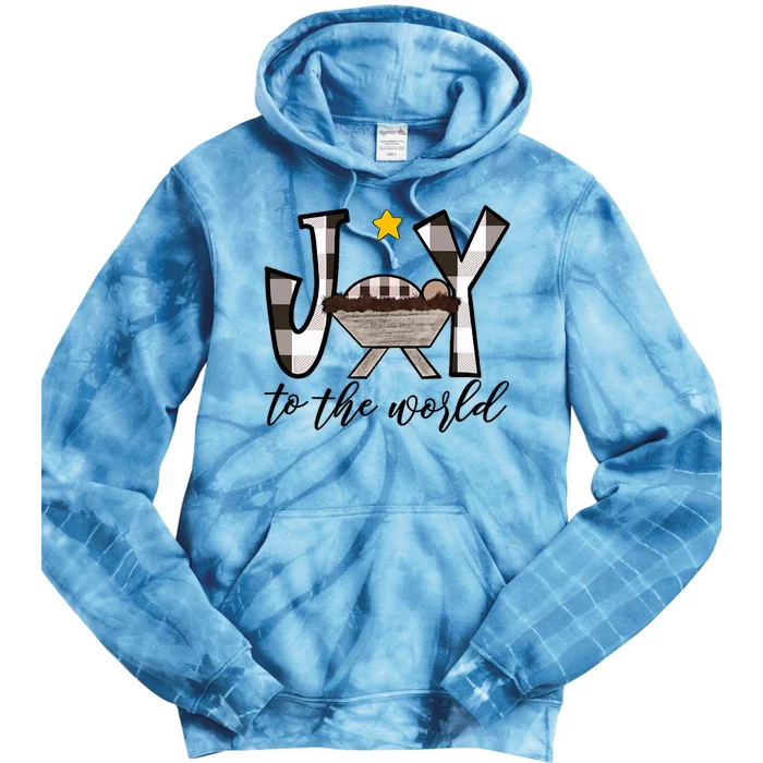 Joy To The World Baby Jesus In The Manger Tie Dye Hoodie