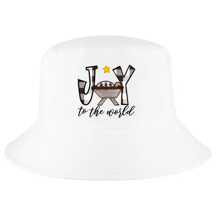 Joy To The World Baby Jesus In The Manger Cool Comfort Performance Bucket Hat