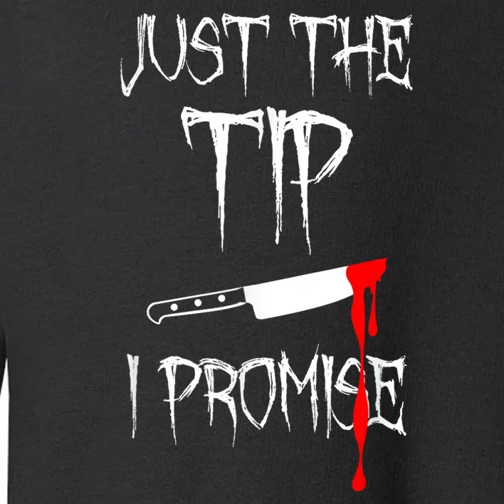 Just The Tip I Promise Toddler Sweatshirt