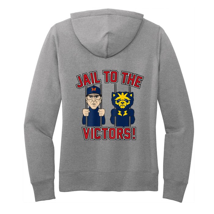 Jail To The Victors (On Back) Front & Back Women's Pullover Hoodie