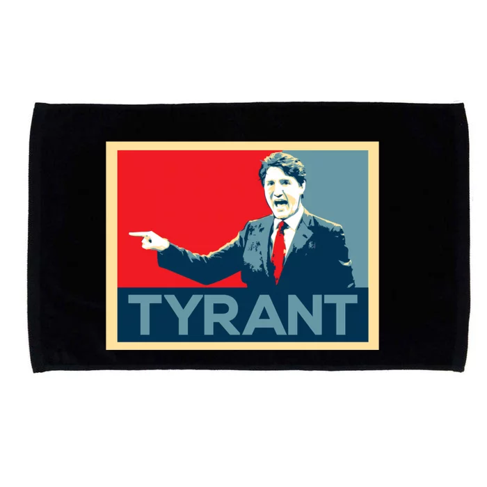 Justin Trudeau Tyrant Microfiber Hand Towel