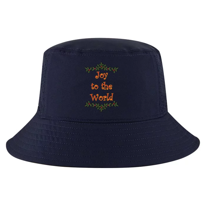 Joy To The World Christmas Holiday Funny Gift Cool Comfort Performance Bucket Hat