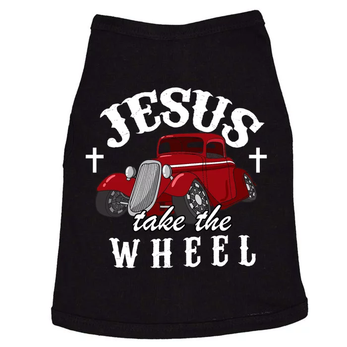 Jesus Take The Wheel Classic Vintage Car Doggie Tank