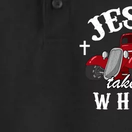 Jesus Take The Wheel Classic Vintage Car Dry Zone Grid Performance Polo