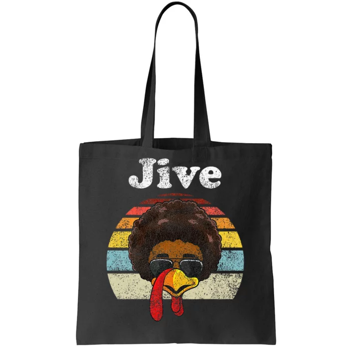 Jive Thanksgiving Turkey Day Funny Face Tote Bag