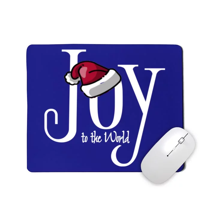 Joy To The World Christian Christmas Gift Mousepad