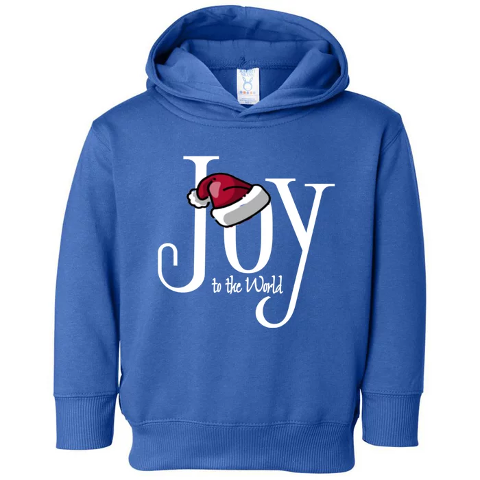 Joy To The World Christian Christmas Gift Toddler Hoodie