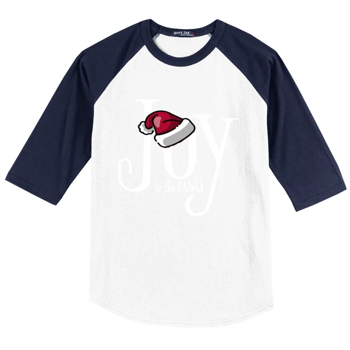 Joy To The World Christian Christmas Gift Baseball Sleeve Shirt