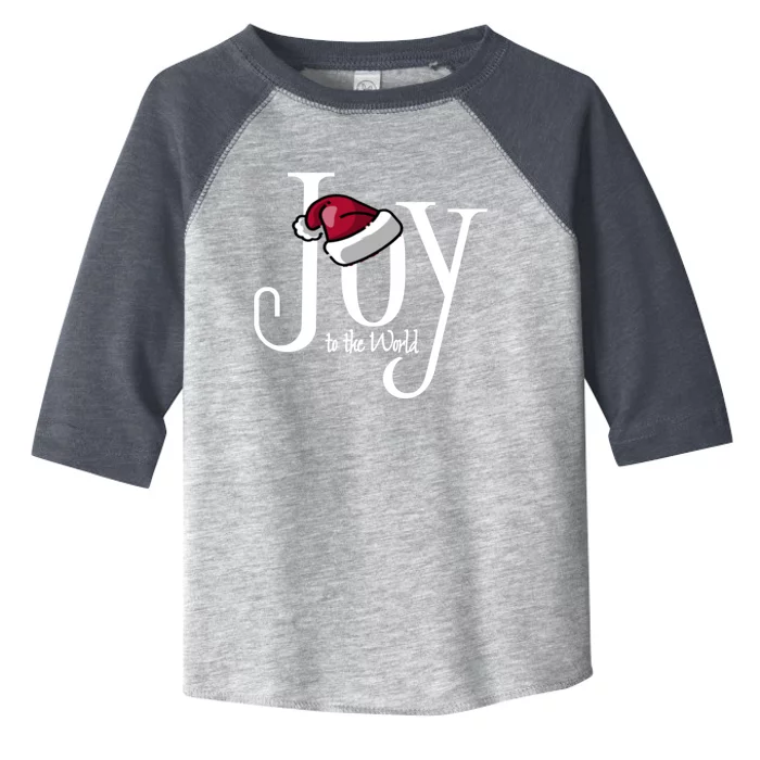 Joy To The World Christian Christmas Gift Toddler Fine Jersey T-Shirt