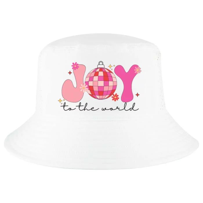 Joy To The World Christmas Disco Ball Happy Matching Family Funny Gift Cool Comfort Performance Bucket Hat