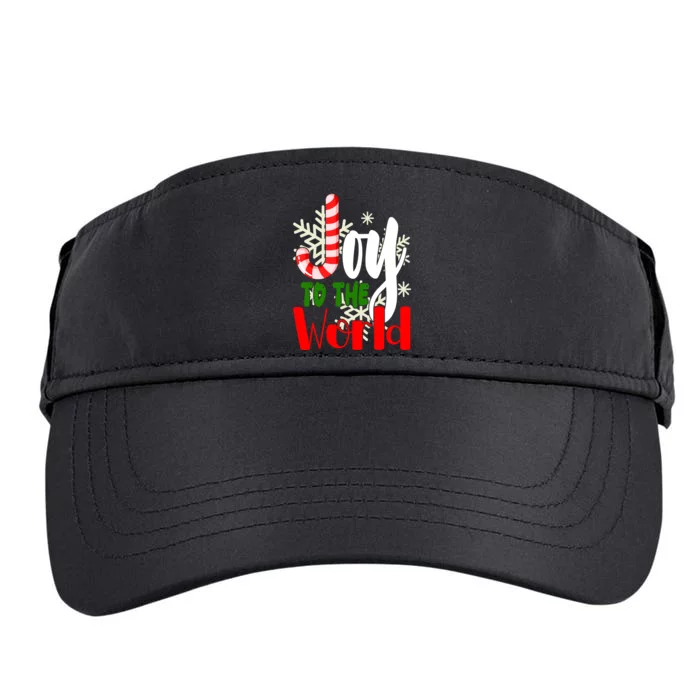 Joy To The World Christmas Festive Adult Drive Performance Visor