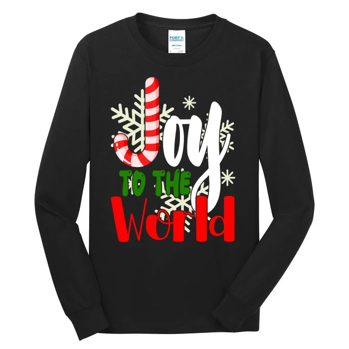 Joy To The World Christmas Festive Tall Long Sleeve T-Shirt