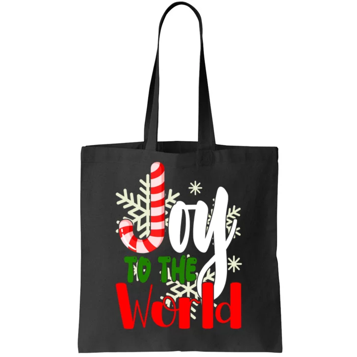 Joy To The World Christmas Festive Tote Bag