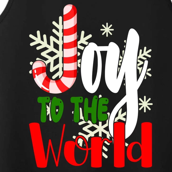 Joy To The World Christmas Festive Performance Tank