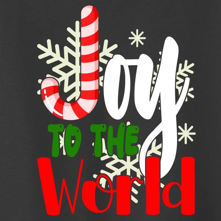 Joy To The World Christmas Festive Toddler T-Shirt