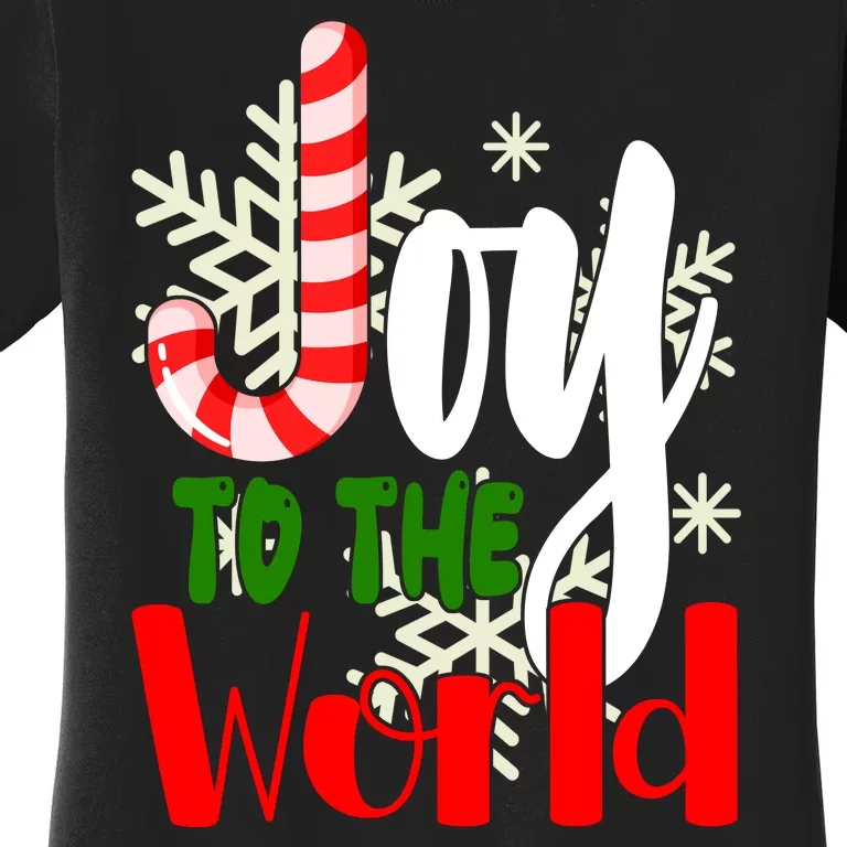 Joy To The World Christmas Festive Women's T-Shirt